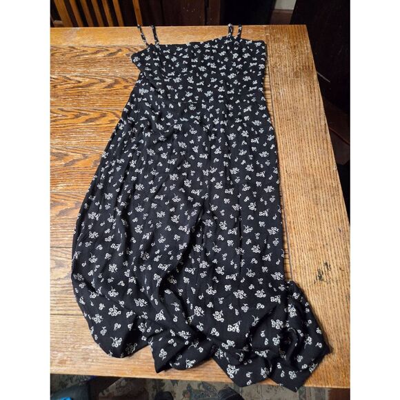 Reformation France floral jumpsuit in black and white Sz 12 - Picture 2 of 6